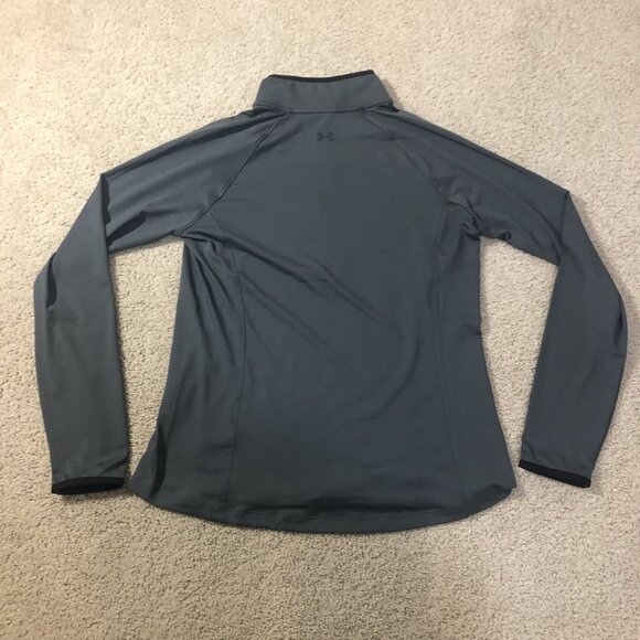 Under Armour Golf 1/2 Zip Long Sleeve Pullover UPF 50 Women's Medium Gray NWT - Picture 9 of 11